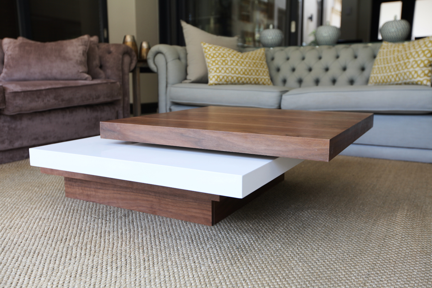 Square Swivel Coffee Table 1 Square Swivel Coffee Table