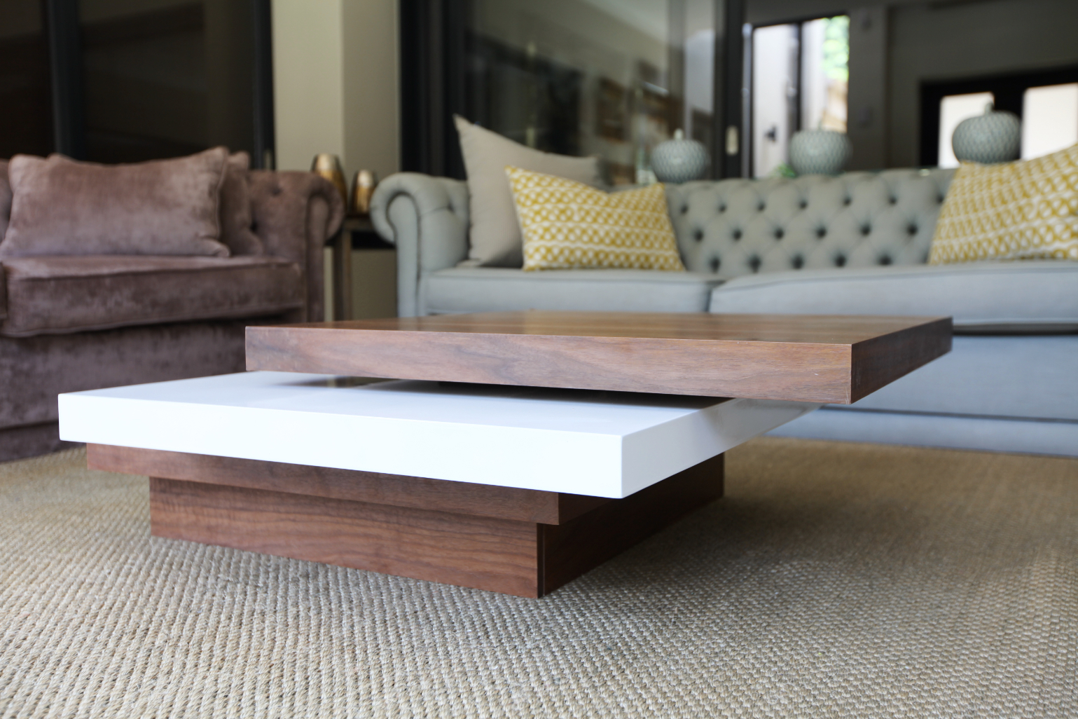 Square Swivel Coffee Table 1 Square Swivel Coffee Table