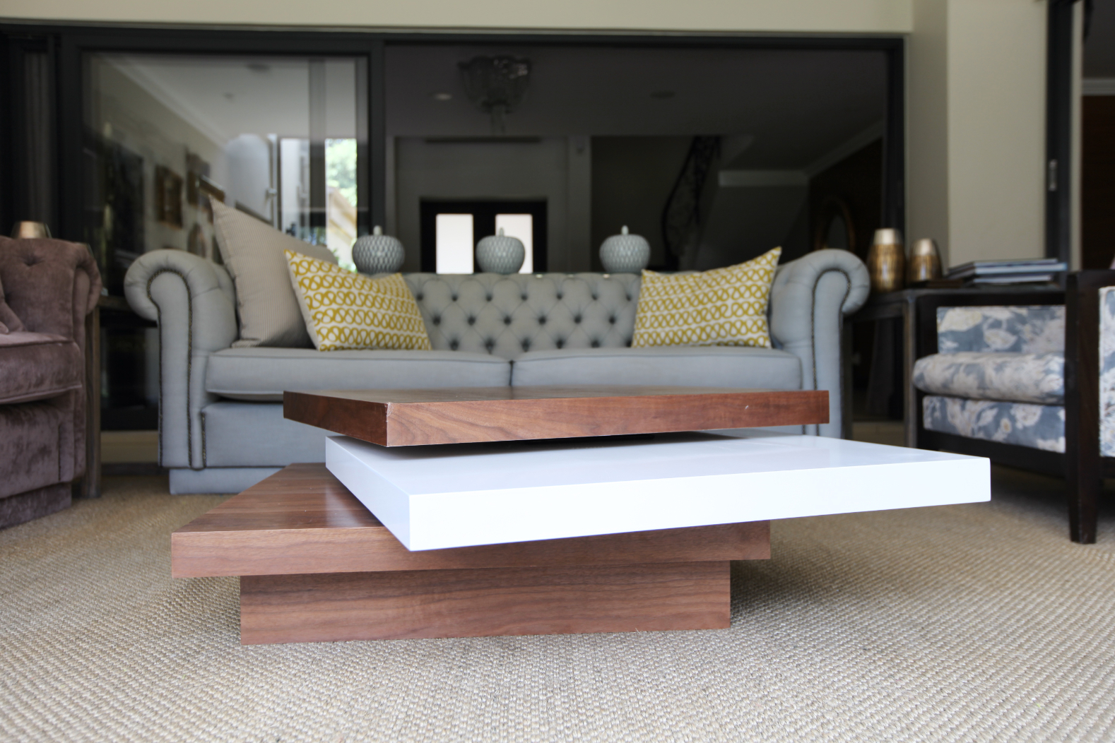 Square Swivel Coffee Table 1 Square Swivel Coffee Table