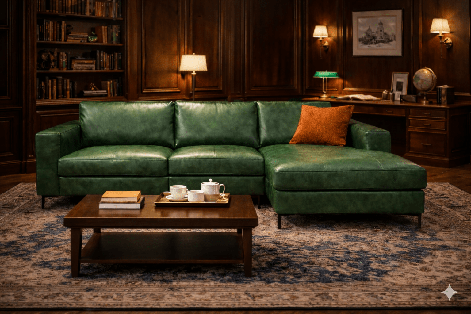 tempo l shape leather